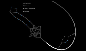 Dynamics of routes using traceroute