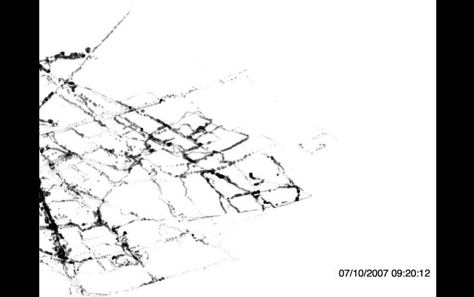 Daily Walks in Paris 13th: visualization of Wi-Fi access points